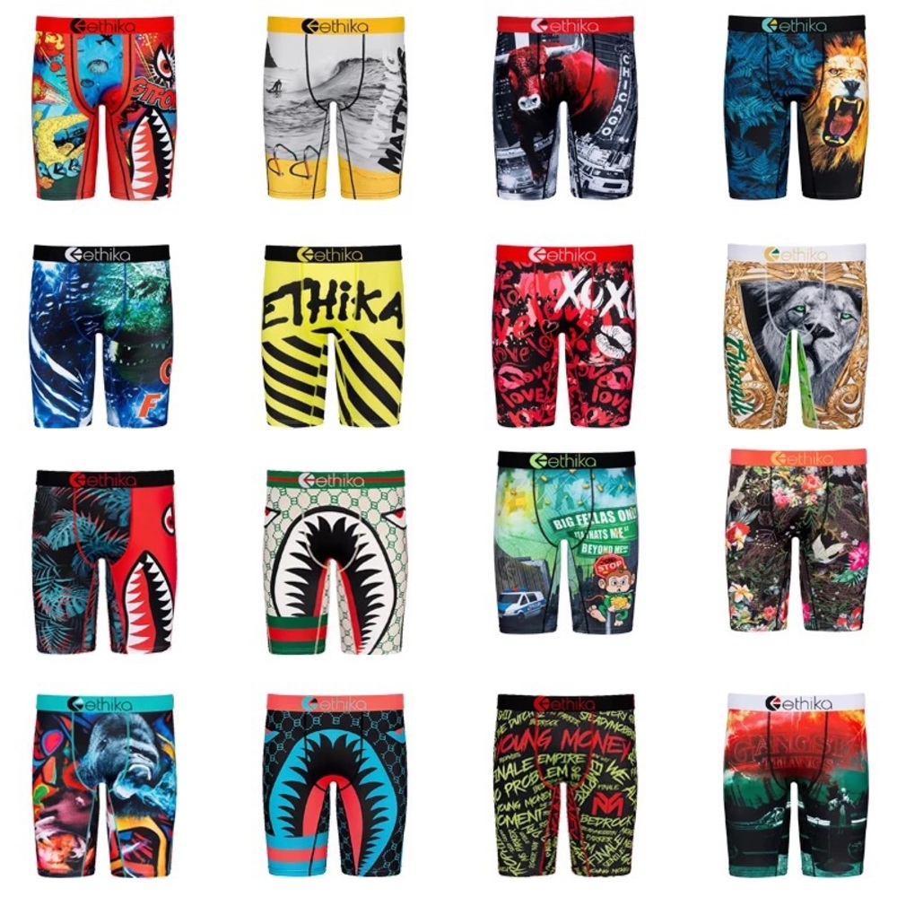 2 Ethika boxers briefs New with Tag Random.